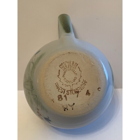 Buchan Portobello Scotland Stoneware Creamer Pitcher Thistle Design - Picture 7 of 11